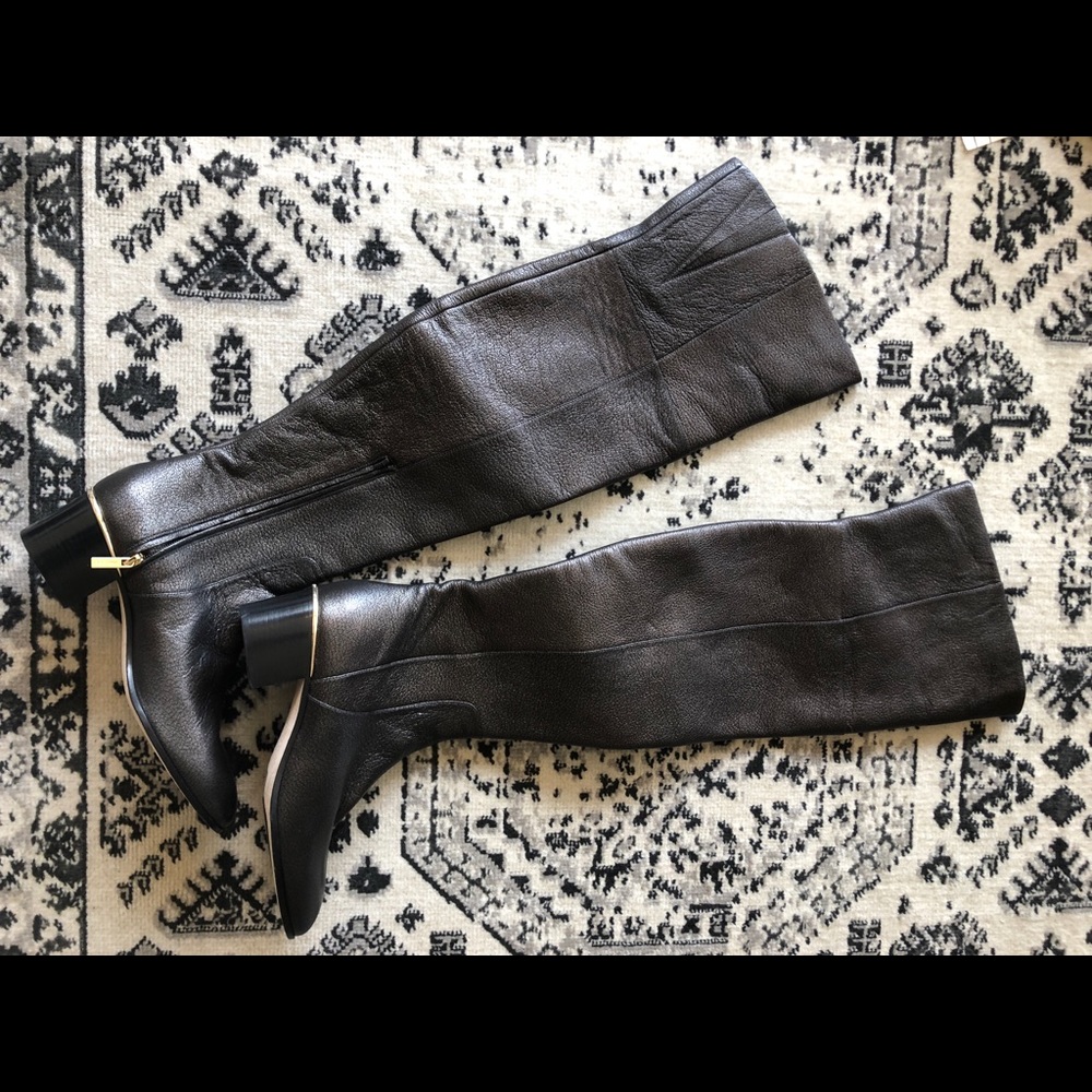 Jimmy Choo- Mitty Flat over the knee boots- NWT